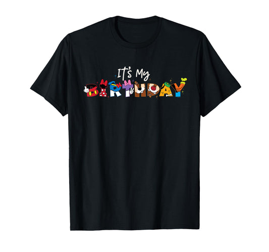 Disney Mickey Mouse and Friends "It's My Birthday" Party T-Shirt