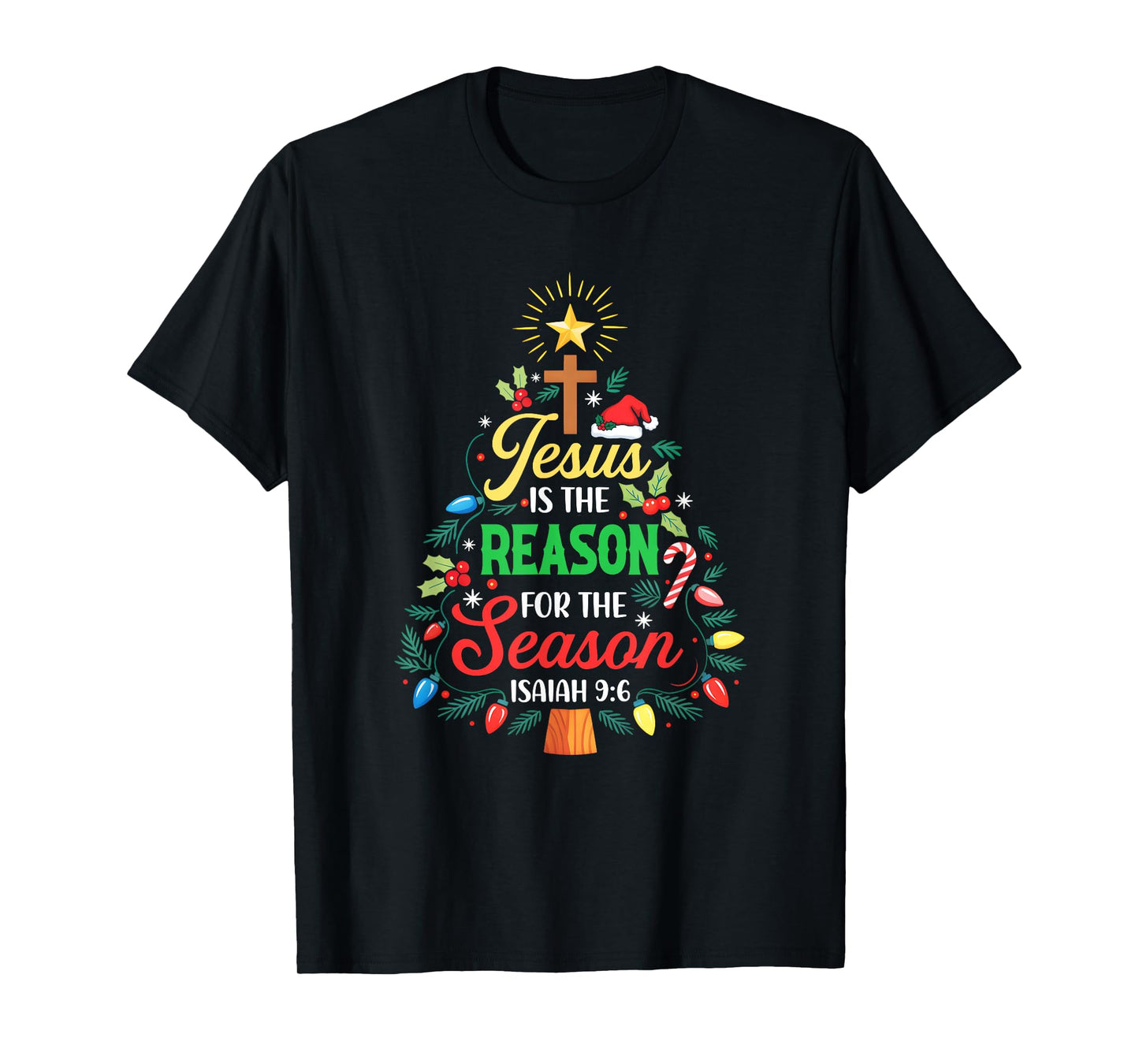 Jesus is The Reason for The Season Christmas Christian Faith T-Shirt