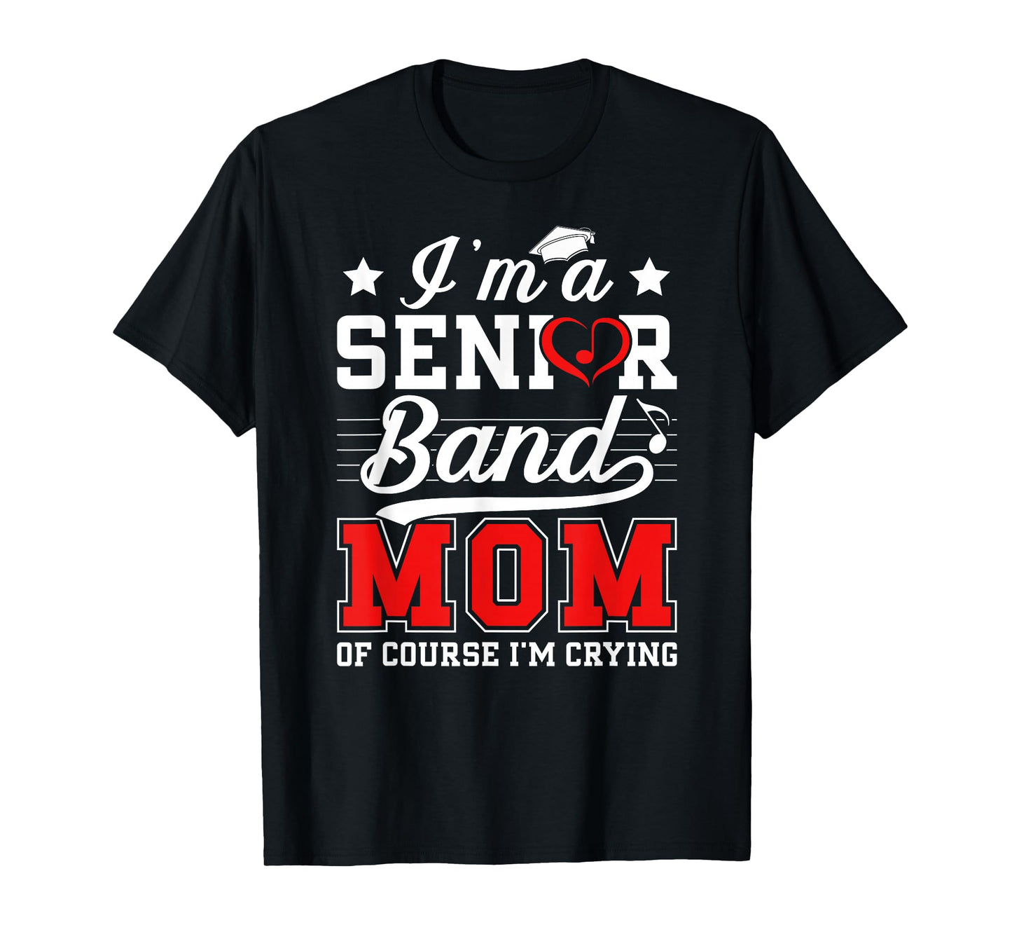 Funny Senior Band Mom 2026 Senior Marching Band Mom 2026 T-Shirt