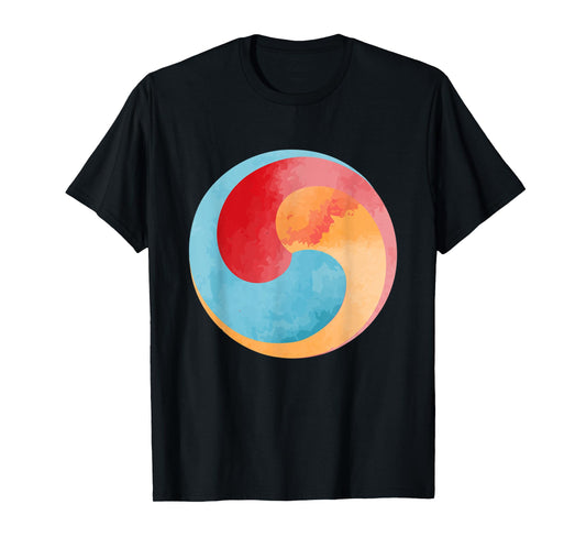 Zen Gankyil Symbol Wheel of Joy Bon Tibeten Buddhist T-Shirt