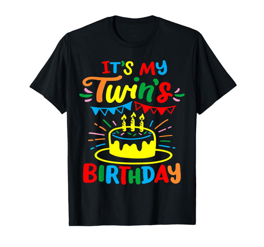 Twins Twin Birthday T-Shirt