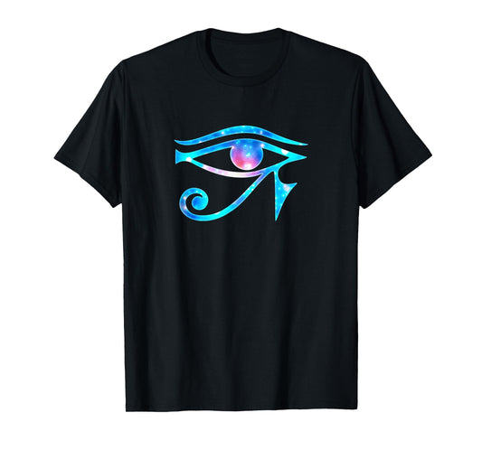 GALAXY STYLE by yuma Eye of Horus Egyptian Protection Symbol Lucky Charms T-Shirt