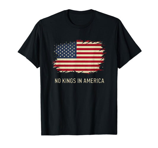 No Kings Vintage Patriotic Freedom Liberty Usa Liberty T-Shirt
