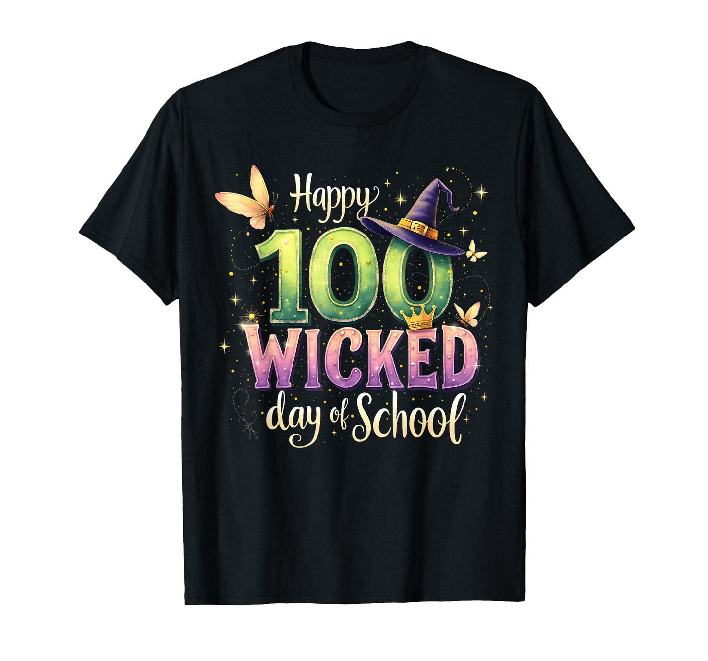 Happy 100 Wicked Days of School 100 Days of School Costume T-Shirt