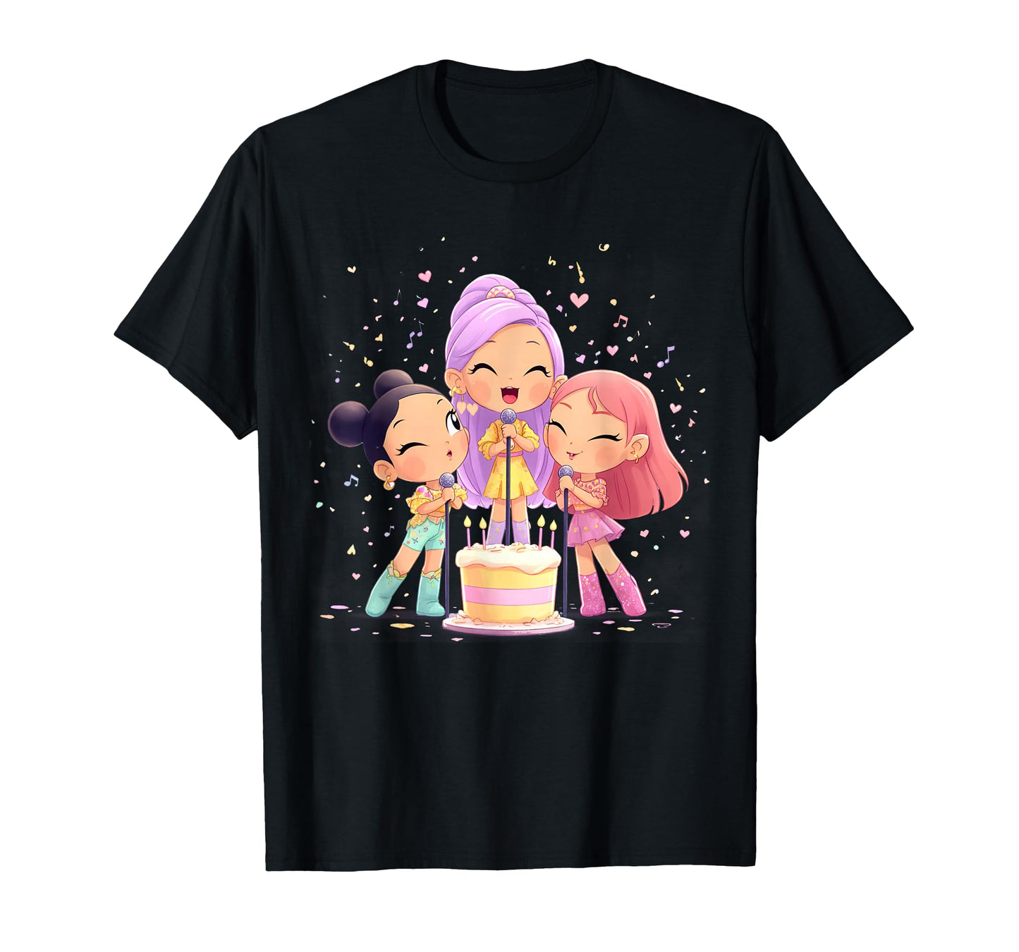 It's My Birthday Cute Chibi Kpop Funny Birthday Girl Korean T-Shirt