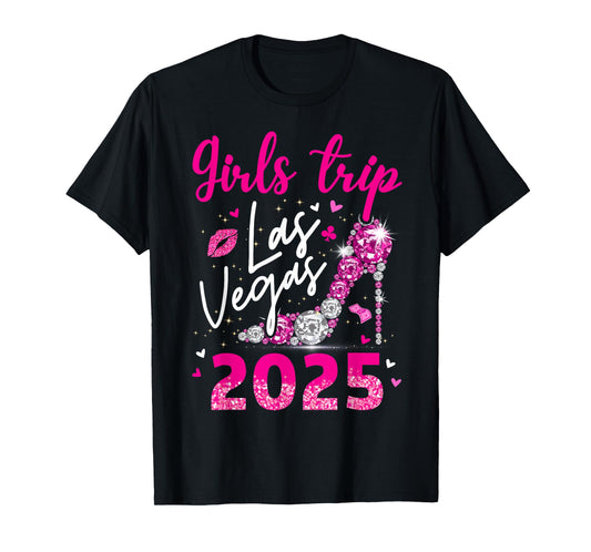 Las Vegas Girls Trip 2025 Girls Weekend Party Friend Match T-Shirt