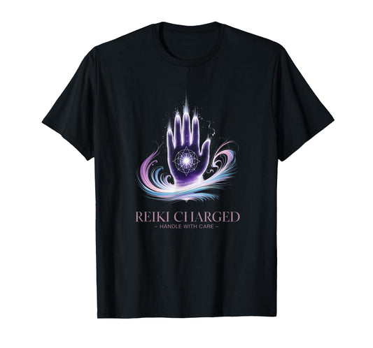 Reiki Charged Good Spiritual Energy Medicine Healing QI T-Shirt