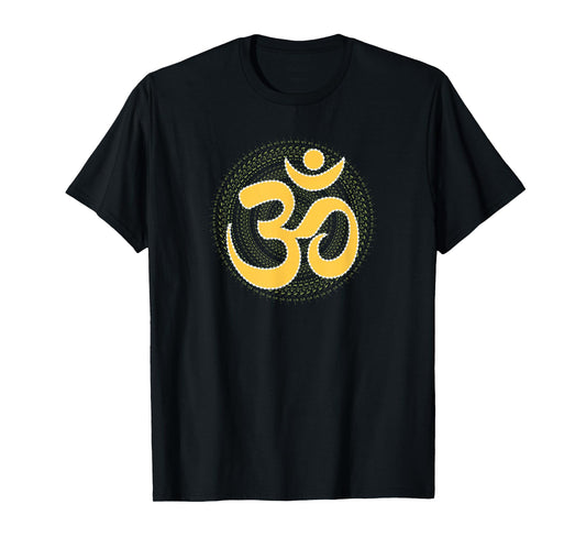 Om Meditation Ancient Symbol Spiritual Mandala Yog Aum Omkar T-Shirt