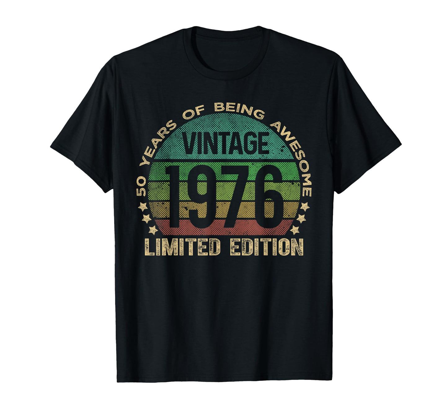 50 Year Old Gifts Vintage 1976 Limited Edition 50th Birthday T-Shirt