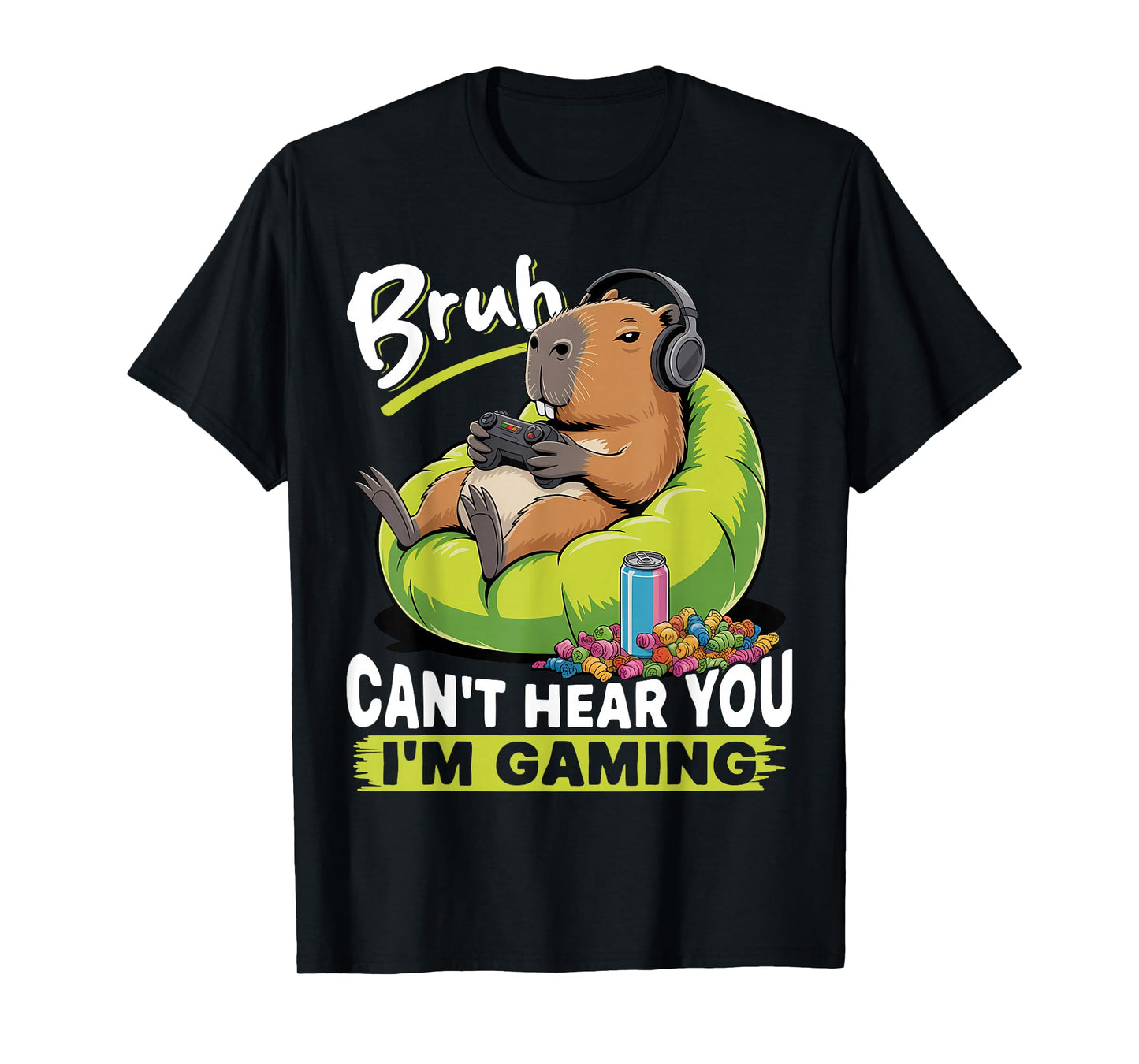 Capybara Gamer Gaming T-Shirt
