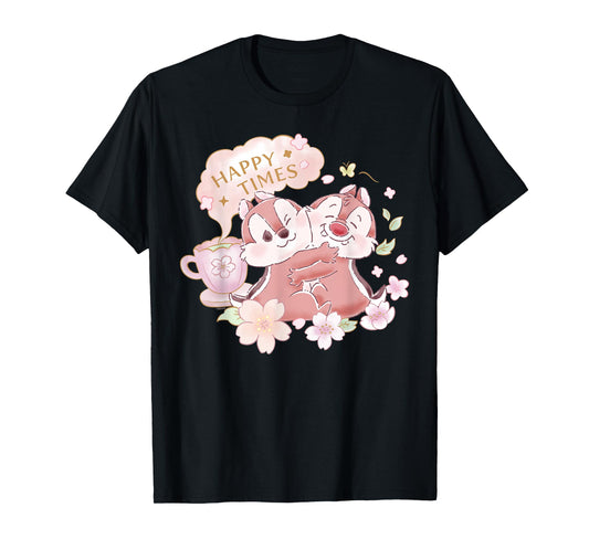 Disney Chip 'n Dale Happy Times Sakura Spring Cherry Blossom T-Shirt