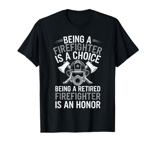 Cool Firefighter Design for Men Women Firemen Firefighter T-Shirt