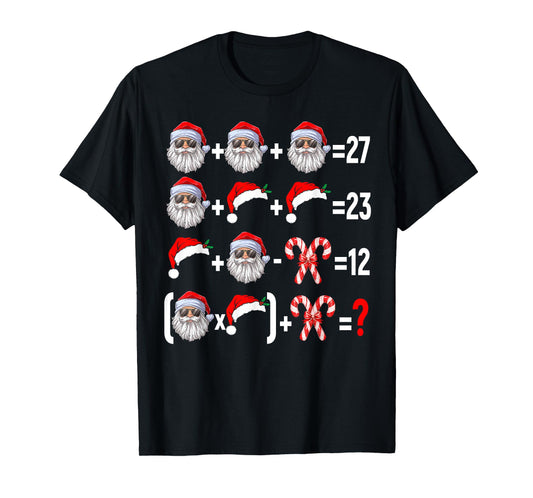 Funny 67 Meme Santa Christmas Tree Math Teacher Xmas Costume T-Shirt