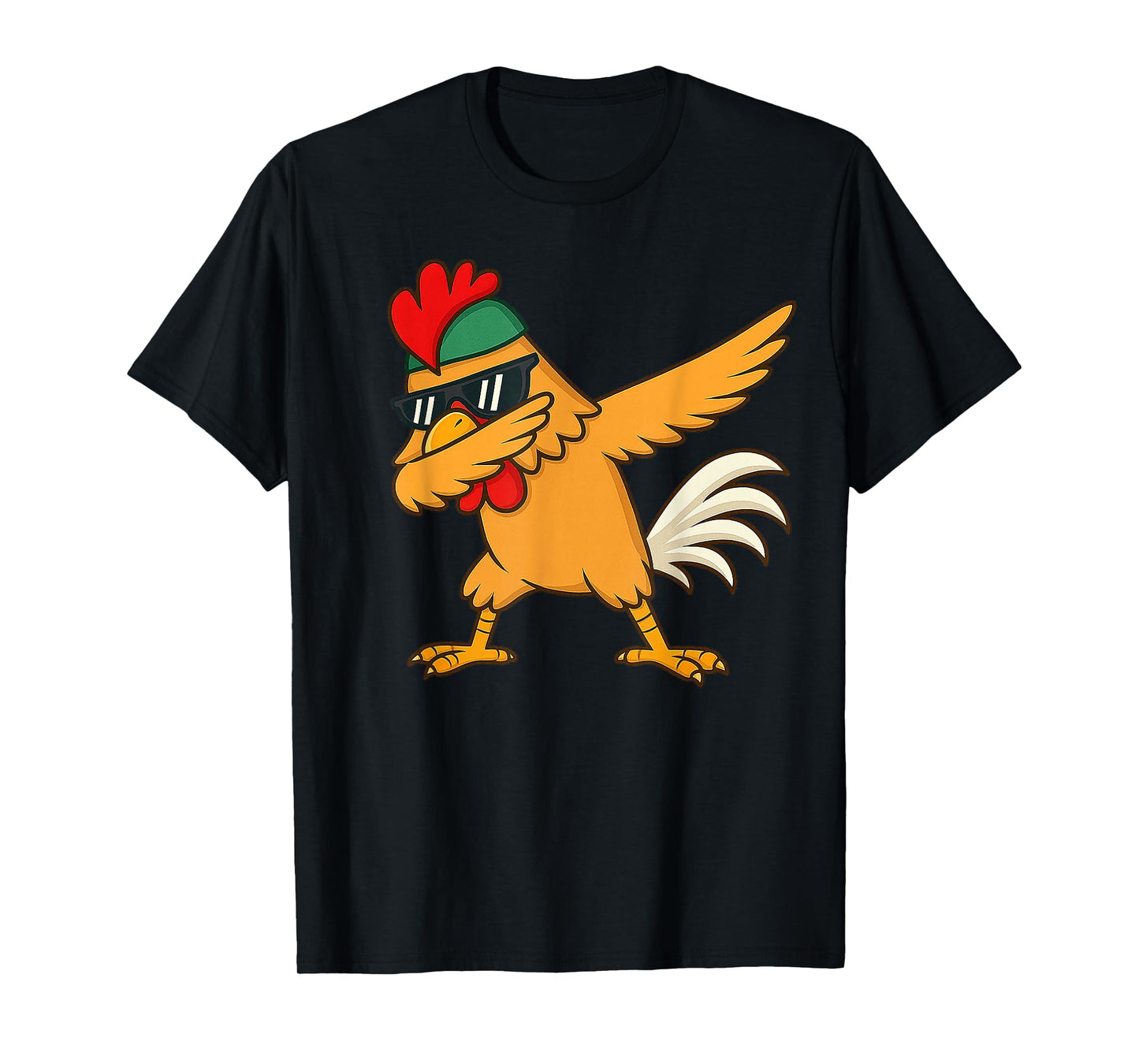 Chicken Dab Meme Animal Dance Funny Gifts for Men Women Kid T-Shirt