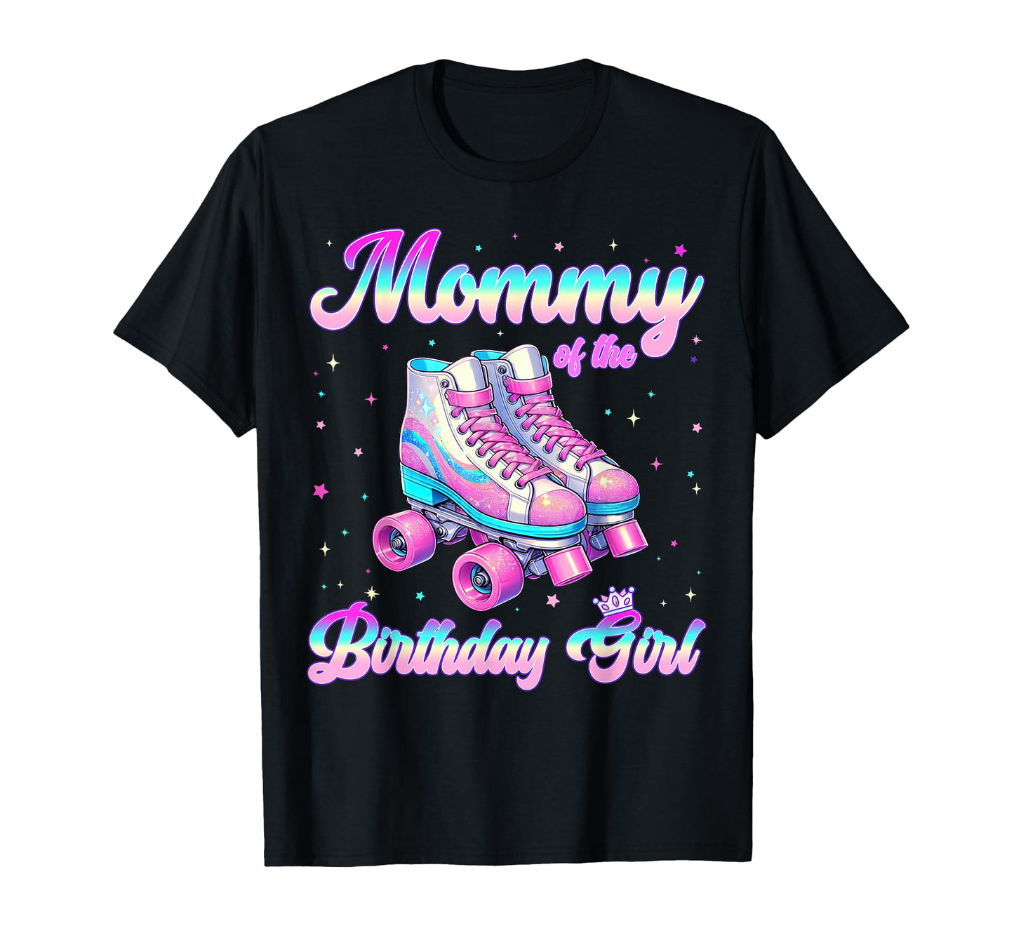 Mommy Of The Birthday Girl Tie Dye Birthday Girl Family T-Shirt