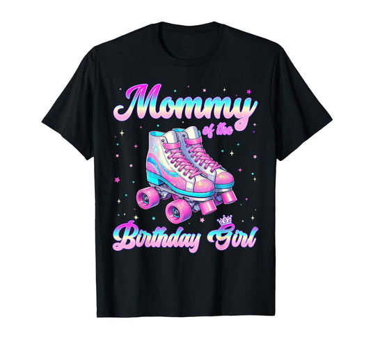 Mommy Of The Birthday Girl Tie Dye Birthday Girl Family T-Shirt