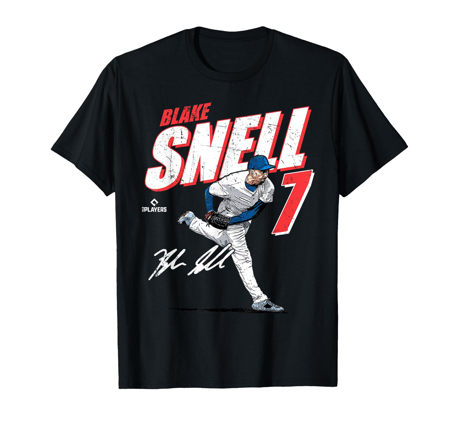 Blake Snell | Los Angeles D MLB Baseball Player | MLBBSN204M T-Shirt