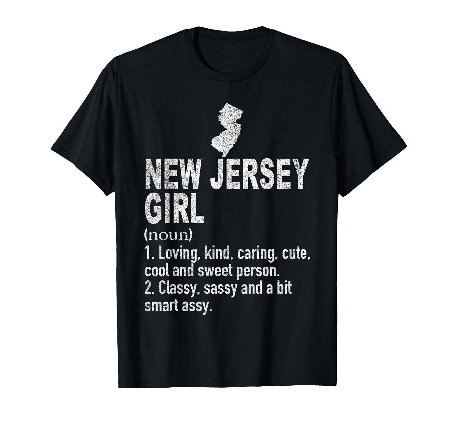 New Jersey Girl Definition Funny Hometown New Jersey T-Shirt