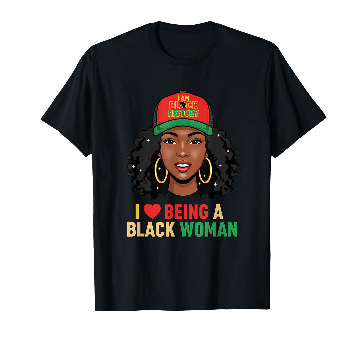 I Love Being A Black Woman African American Teacher Pride T-Shirt
