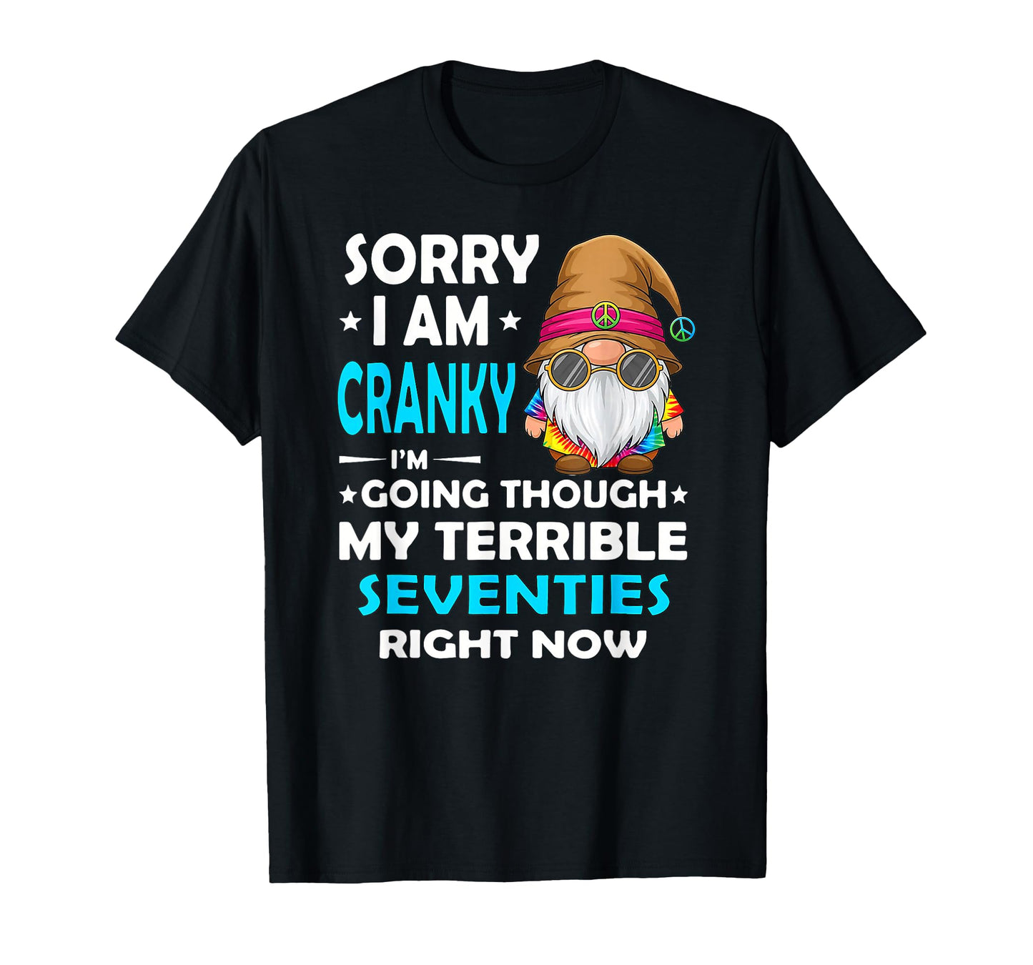 Sorry I Am Cranky I'm Going Through My Terrible Seventies T-Shirt