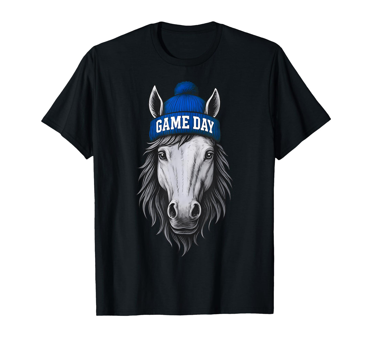 Football Game Day Touchdown Cool Horse T-Shirt