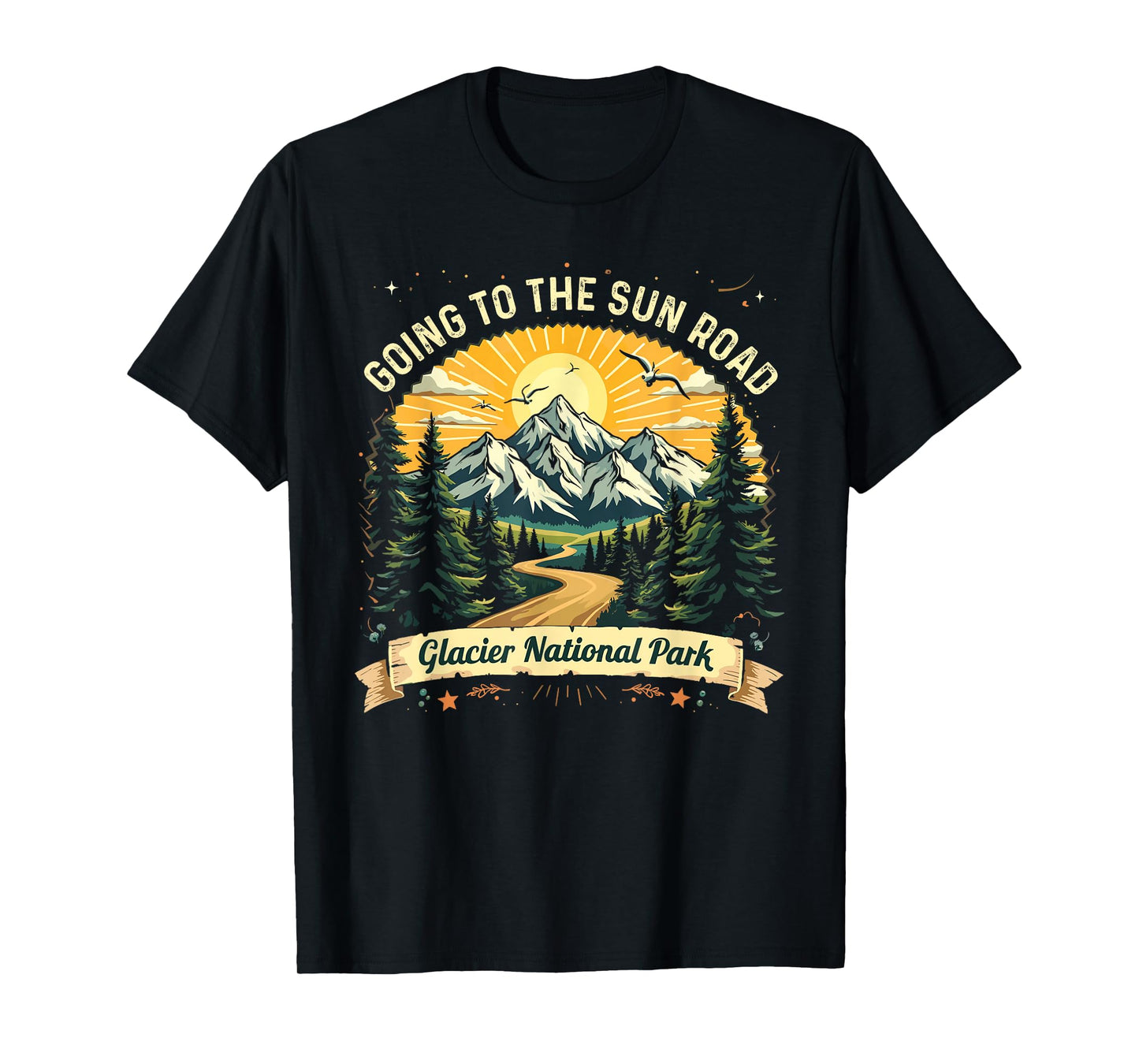 Going To The Sun Road Shirt Montana T Shirt Glacier National T-Shirt