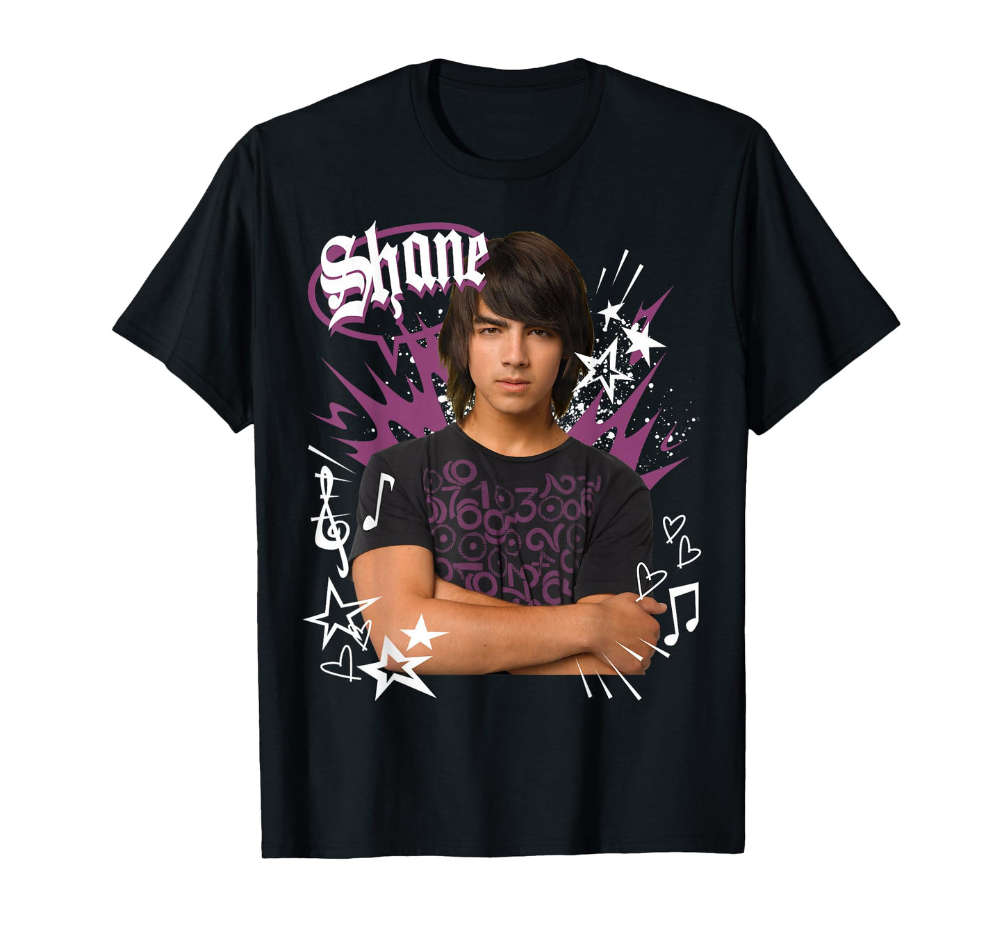 Disney Camp Rock Shane Gray Y2K Montage Poster T-Shirt