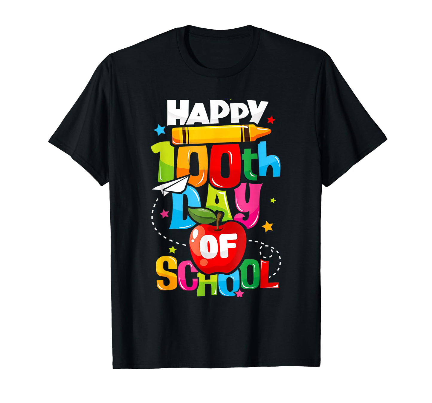100th Day of School Happy 100 Days Teachers Girl Boy Kid T-Shirt