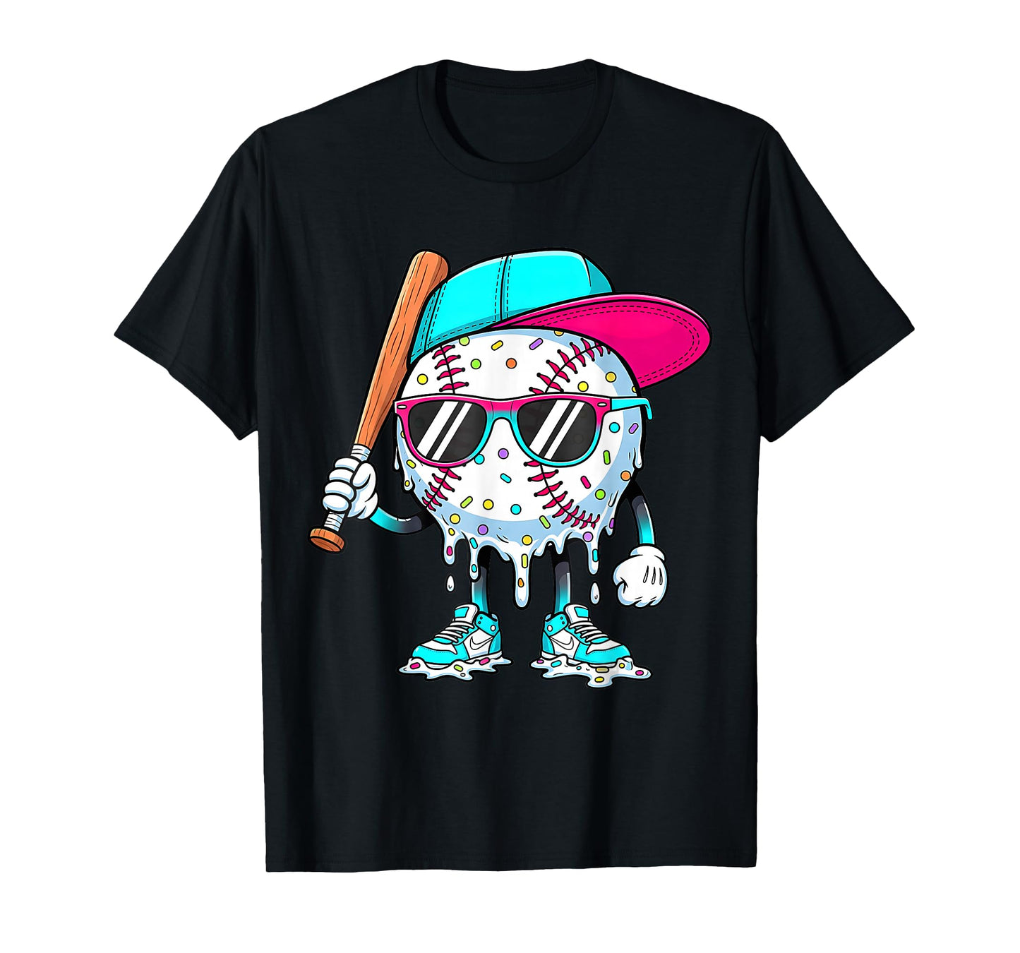 Baseball Life Style 101 Apparel Youth Drip Baseball Boys Kid T-Shirt