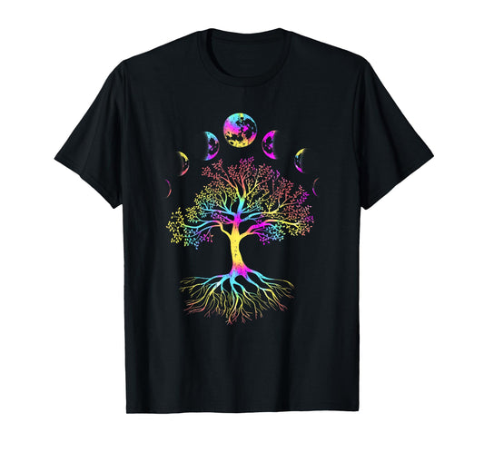 Moon Phases Tree of Life T-Shirt