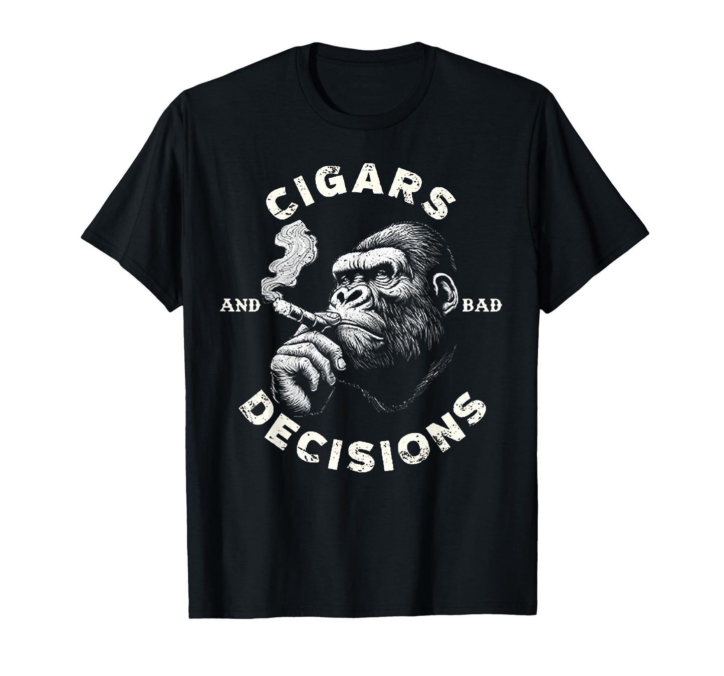 Monkey Cigars And Bad Decisions T-Shirt