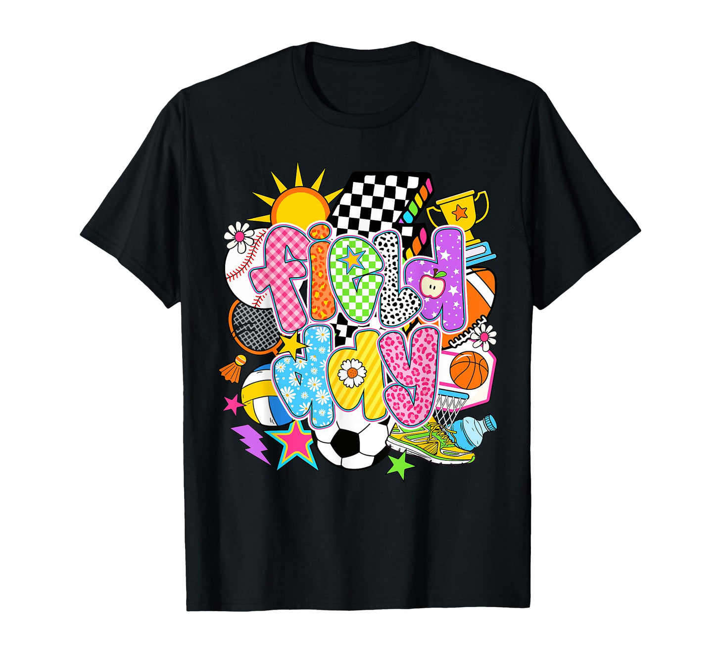 Field Day Fun Day Let The Games Begin Field Trip Teacher Kid T-Shirt