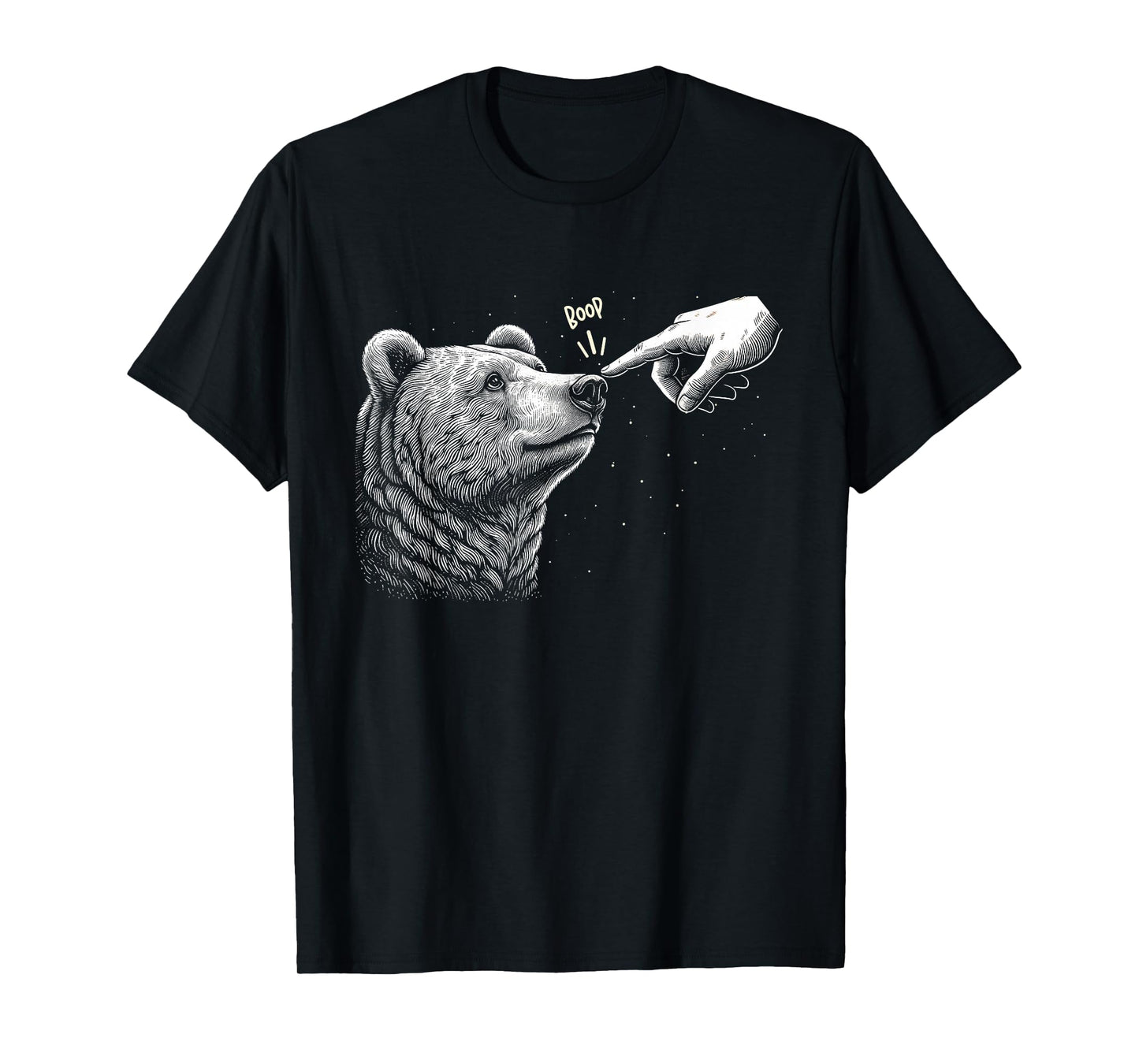 Boop Bear Black Grizzly Bears Cool Funny for Men Women Kids T-Shirt