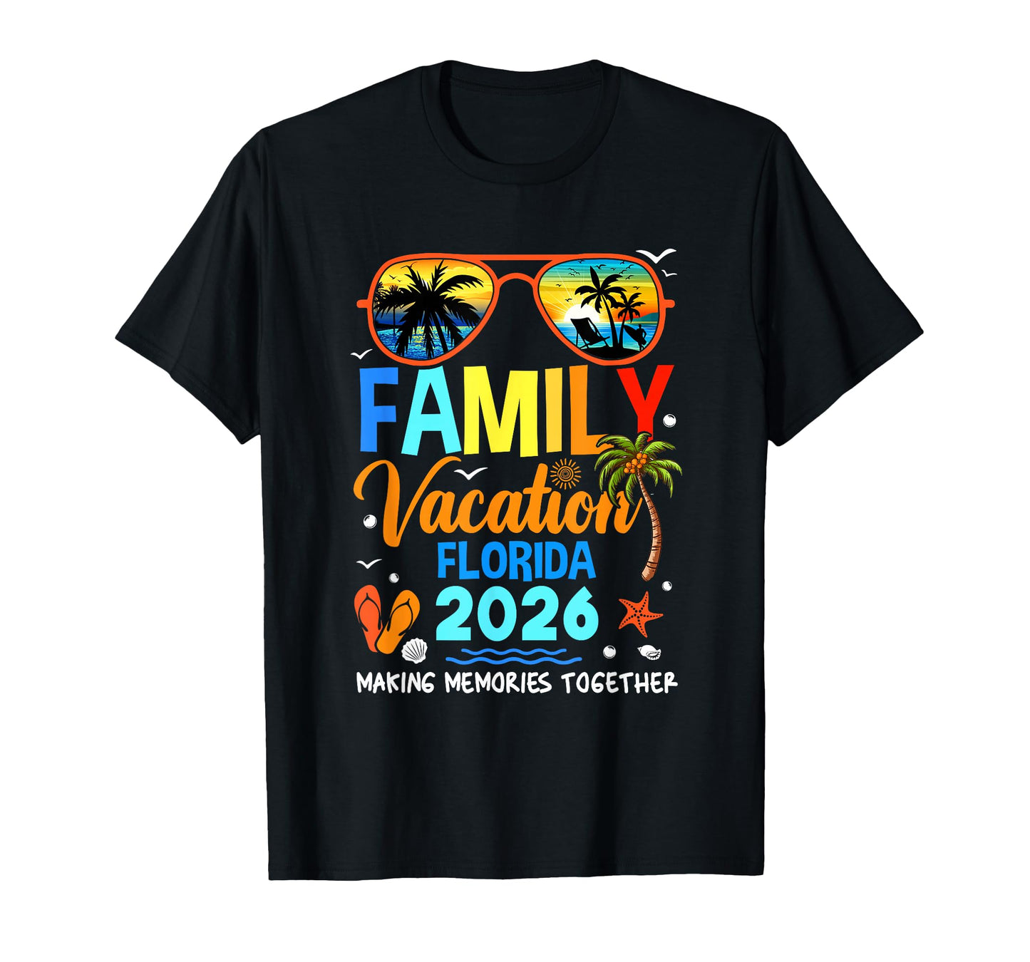 Family Vacation Florida 2026 Family Vacation Together T-Shirt
