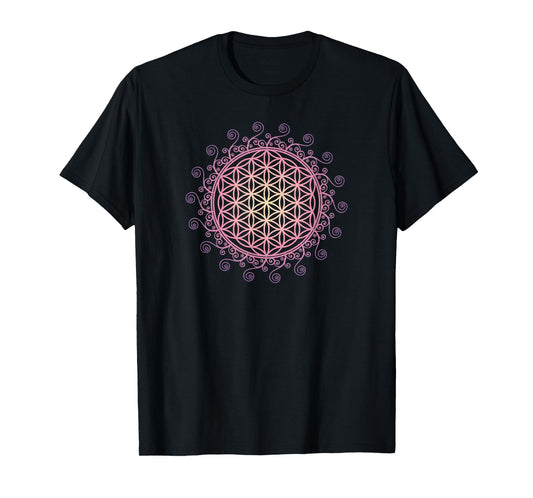 Flower of life, Sacred Geometrie, Yoga, Health, Protection T-Shirt
