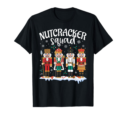 Nutcracker Squad Holiday Christmas Boy Girls Women Men T-Shirt