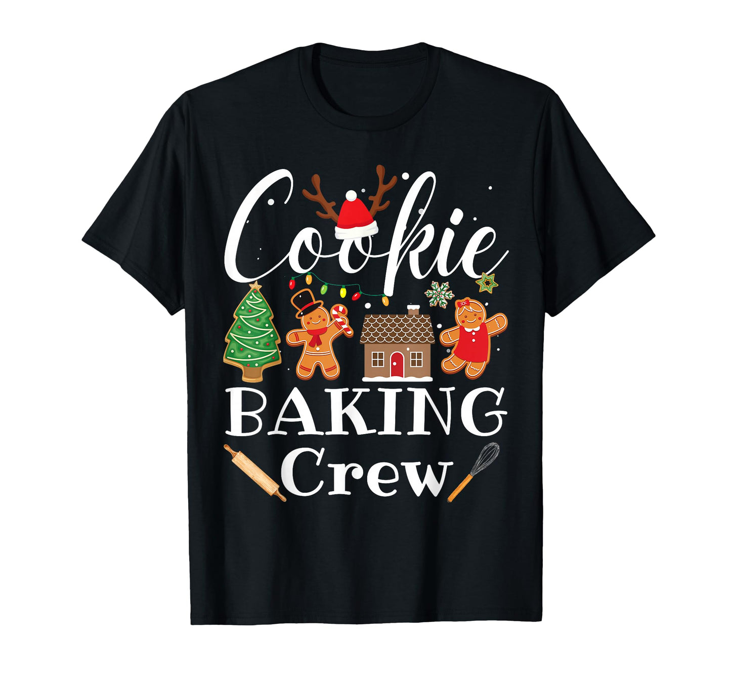 Christmas Cookie Baking Crew Family Baking Team Funny Cookie T-Shirt