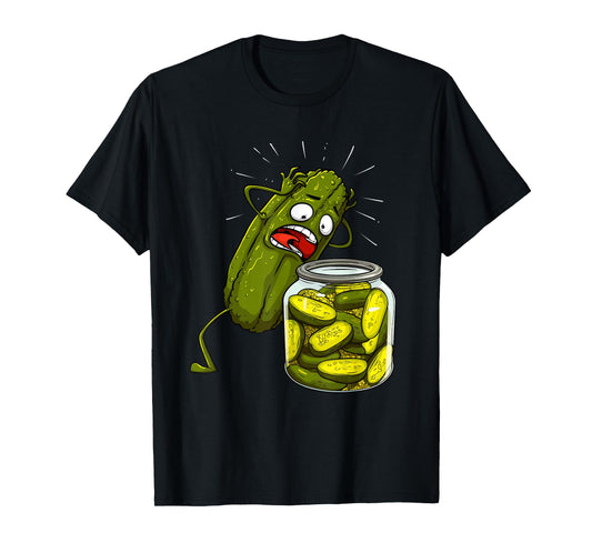 Best Pickle Art For Men Women Kids Jarr Dill Pickle Novelty T-Shirt