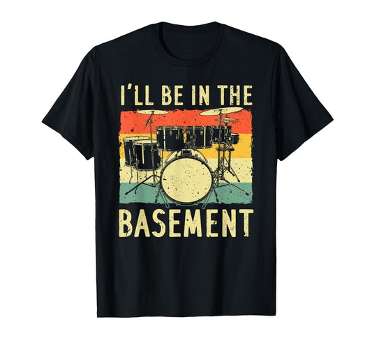 Cool Drumming Design For Men Women Drum Set Drumming Drummer T-Shirt