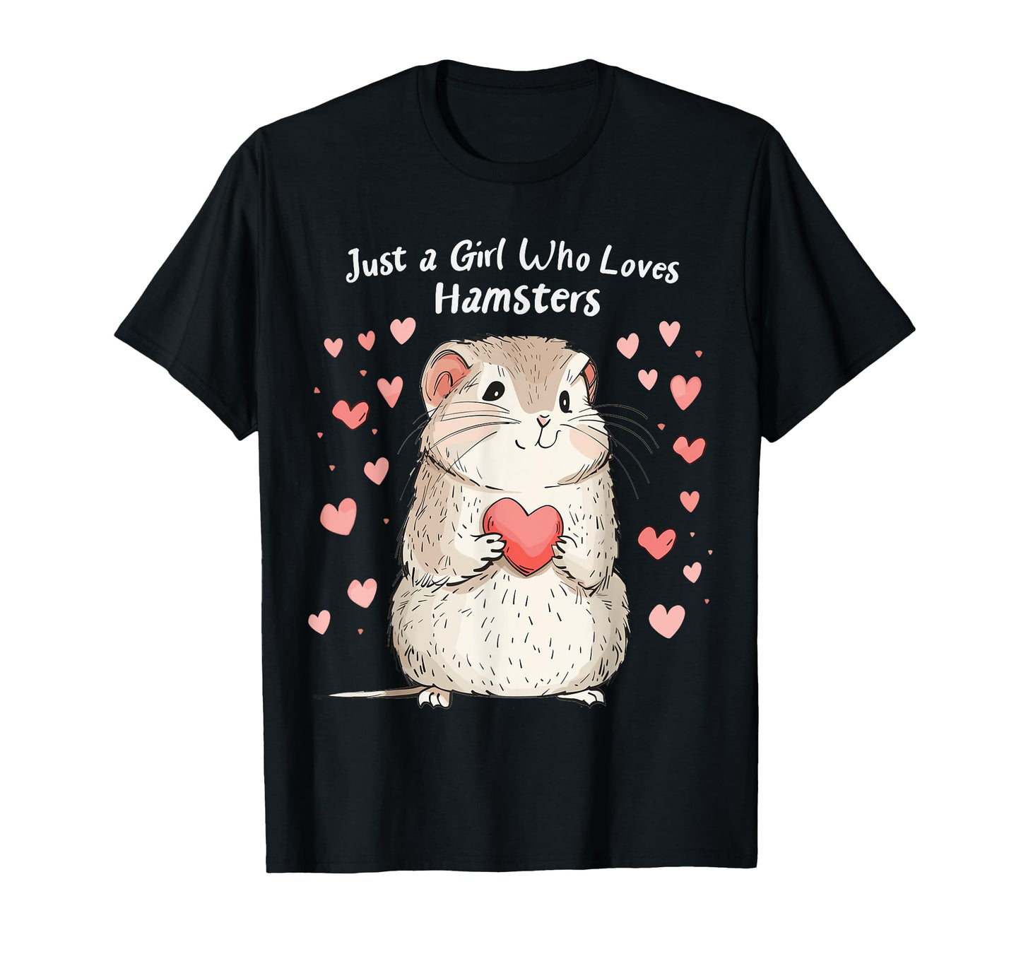 Cute Hamster Lovers Gift This Girl Loves Her Hamster T-Shirt