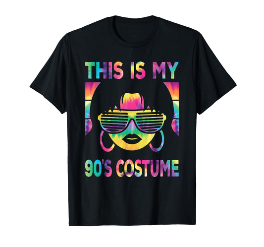 This Is My 90's Costume Women 1990s 90s Outfit Disco Party T-Shirt