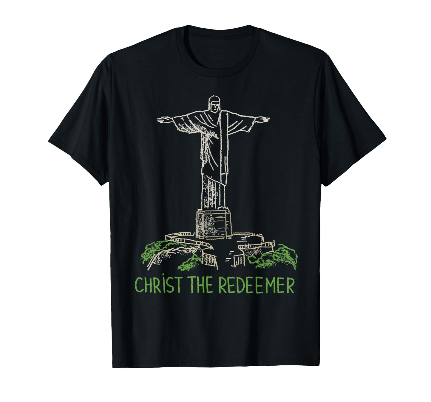Christ the Redeemer T-shirt Tee T Shirt Tshirt