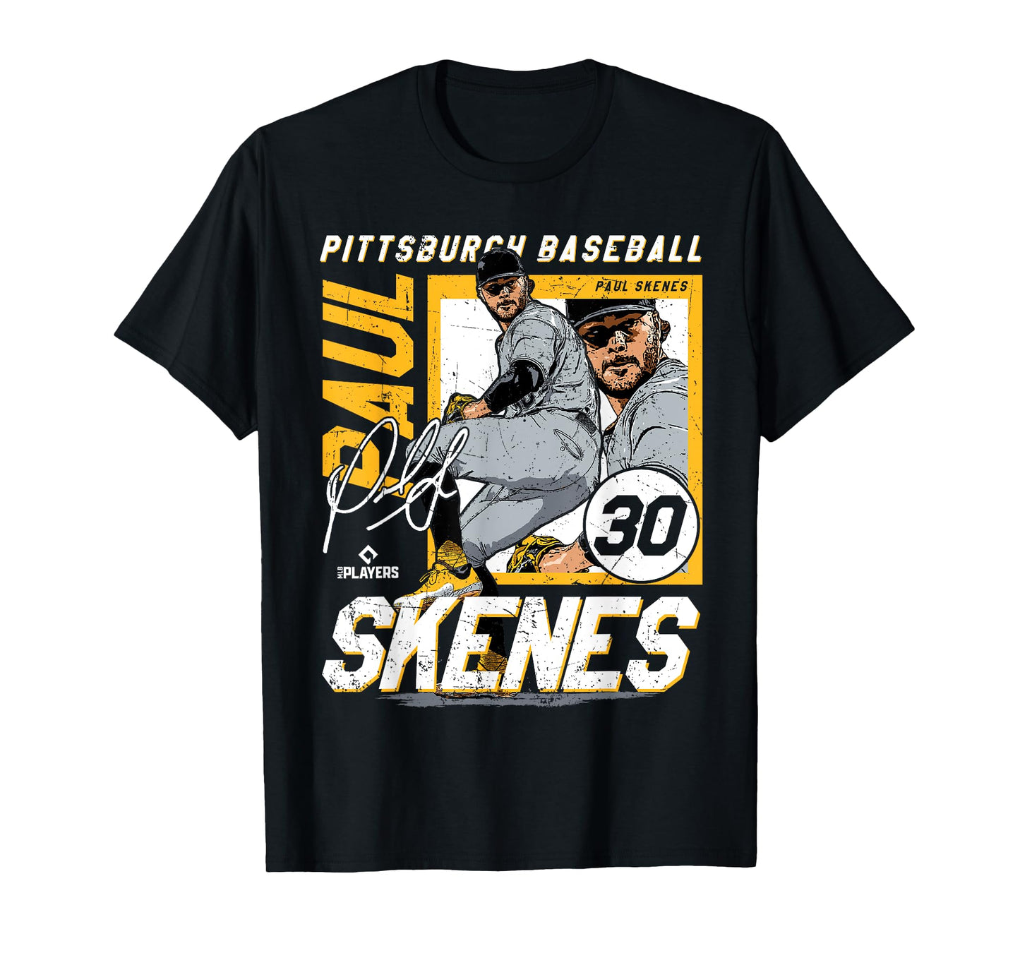 Paul Skenes | Pittsburgh MLB Baseball Players| MLBPSK204M T-Shirt