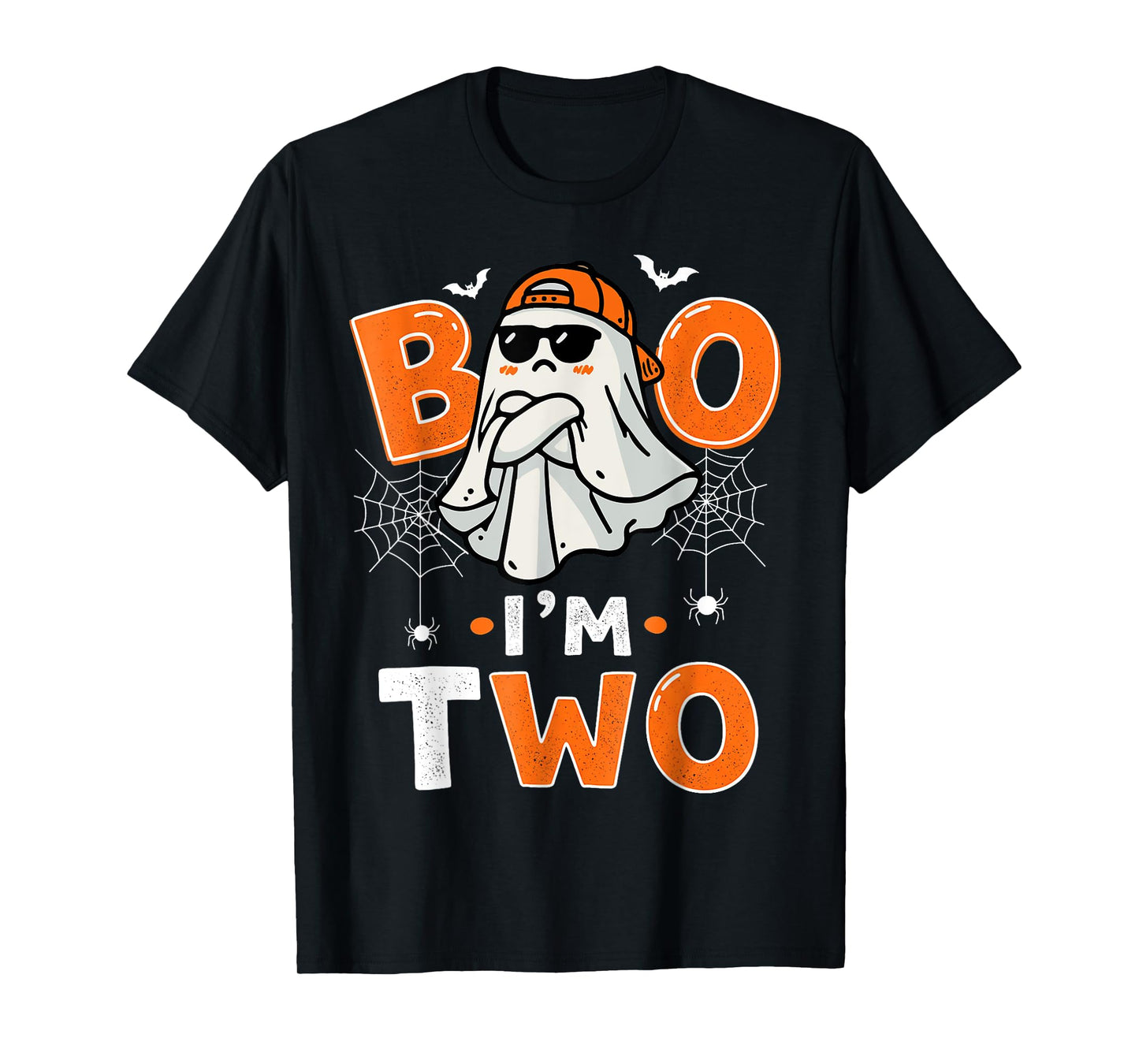 Boo I'm Two Birthday Halloween Boys Kids T-Shirt