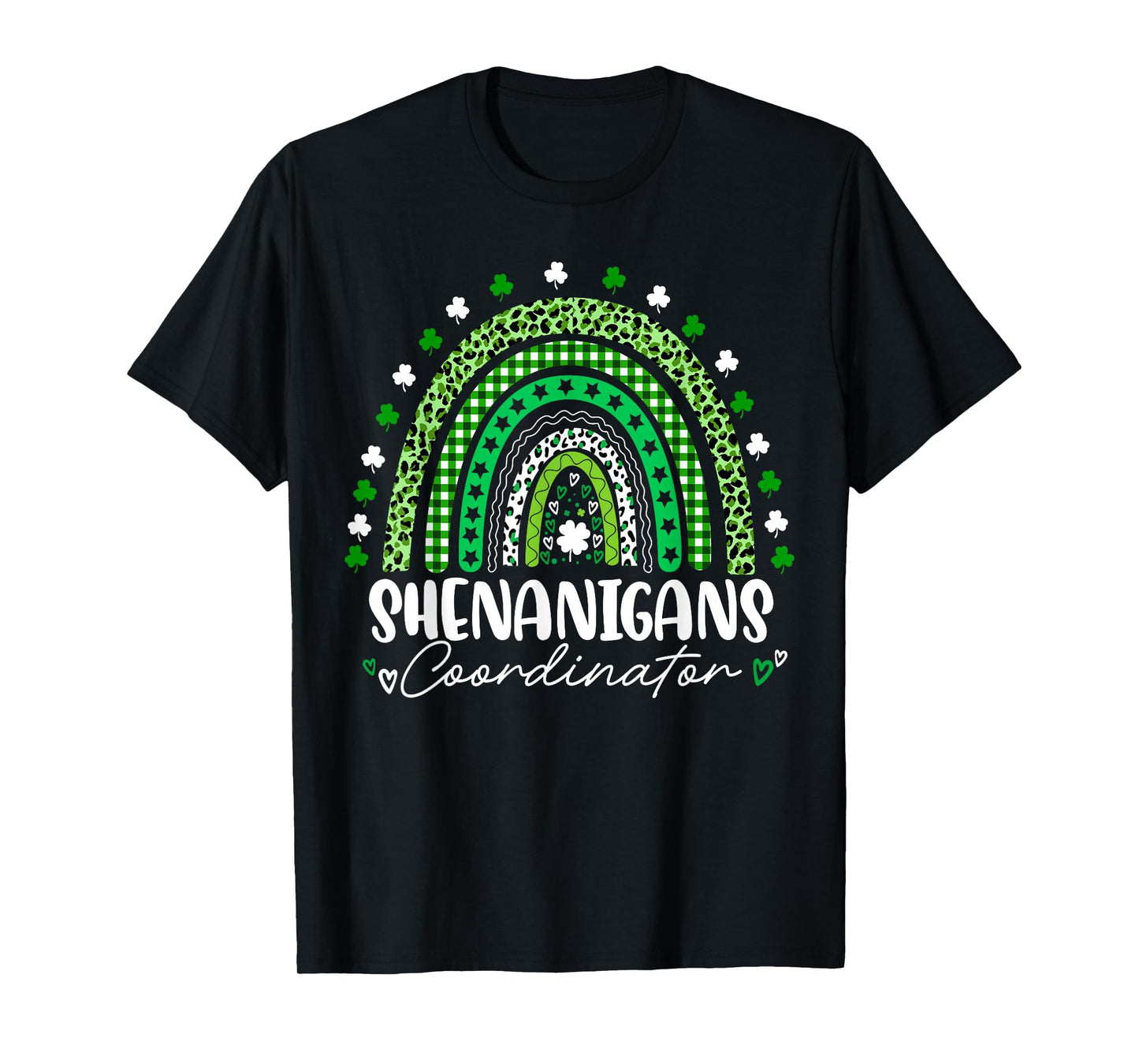 St Patricks Day Shenanigans Coordinator Shamrock Teacher T-Shirt