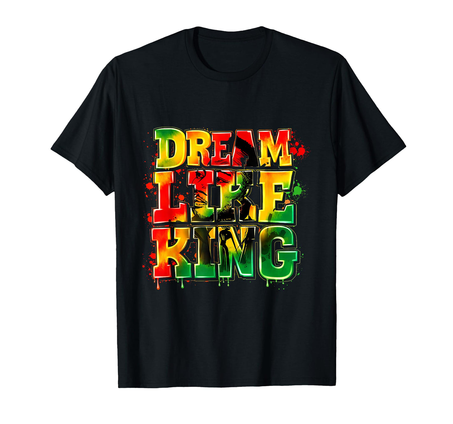 Dream Like King African American Black History Month T-Shirt