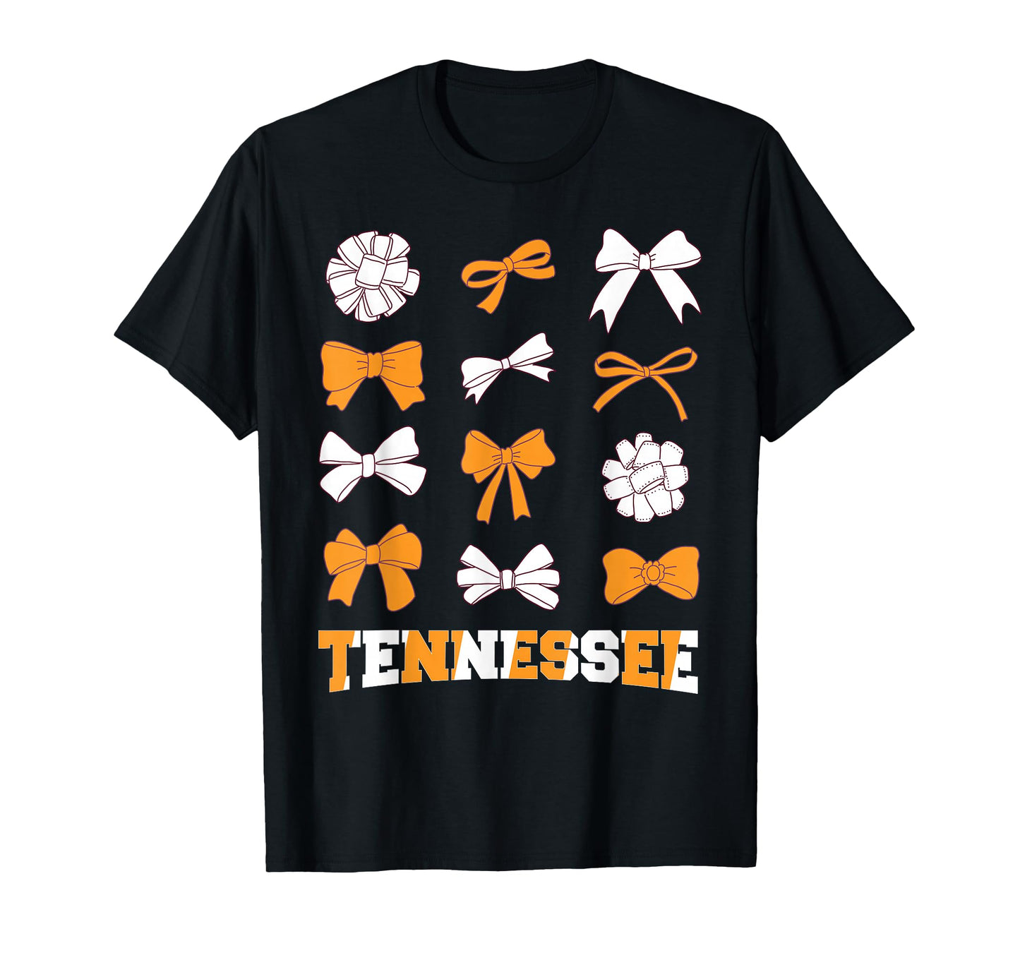 Tennessee TN Women Toddler Girls Coquette Bow State Pride T-Shirt