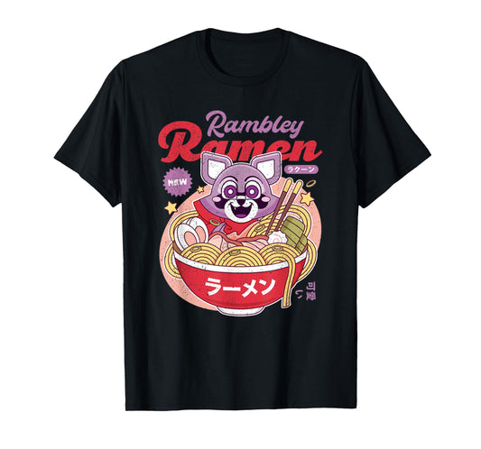 Vintage Rambley The Japanese Raccoon Ramen T-Shirt