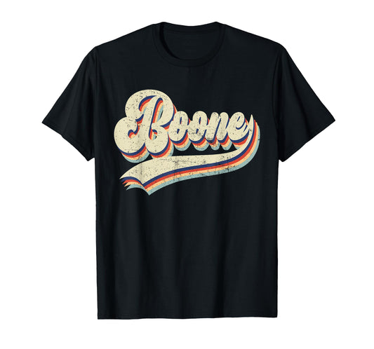 Boone Family Name I Love Boone Personalized Vintage T-Shirt