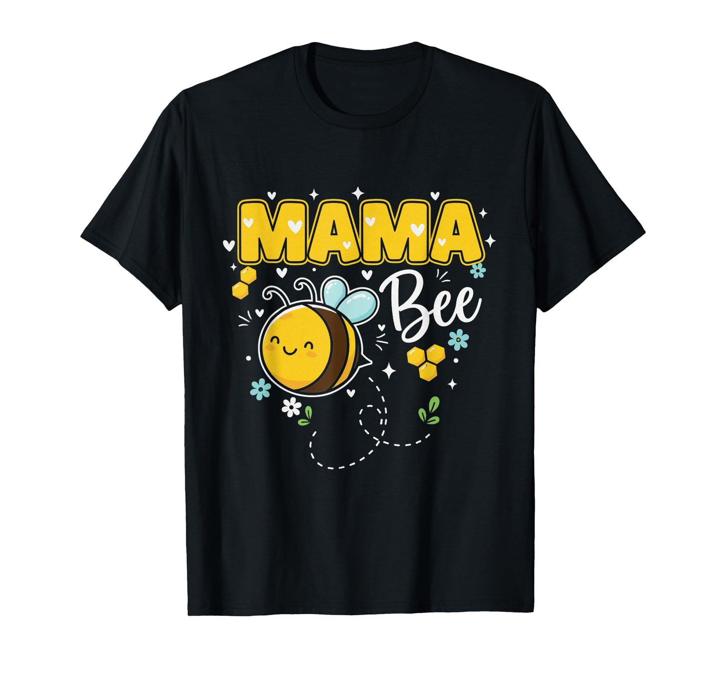 Mama Bee Cute Beekeeping Birthday Party Matching Family T-Shirt